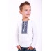Embroidered t-shirt with long sleeves "Colours" blue/white